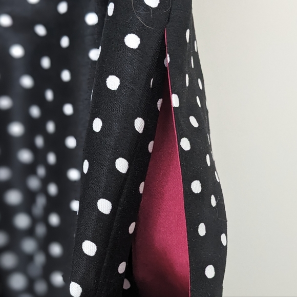 1950s Inspired Black & White Polkadot Dress - Picture 6 of 7